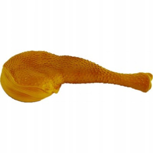 Piszcząca zabawka gumowa udko dla psa 17cm