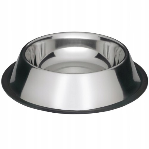 Metalowa miska na gumie dla psa i kota Barry King 1,8l