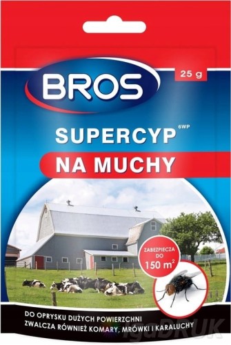 Proszek do oprysku na muchy Supercyp BROS 6 WP
