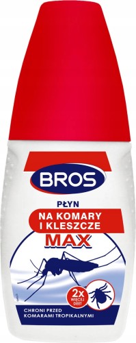 Płyn odstraszający komary i kleszcze Bros MAX 50ml