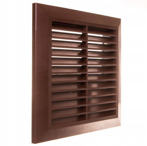 Kratka wentylacyjna brązowa T40BR 140x140