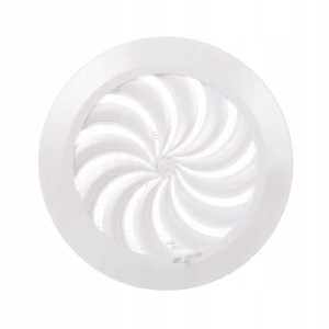 Kratka wentylacyjna okrągła T95 fi100 biała