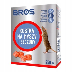 Trutka przynęta na myszy i szczury kostka Bros 250g
