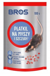 Trutka przynęta na myszy i szczury płatkil 100g