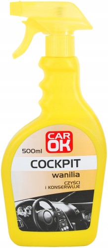 Płyn nabłyszczający do kokpitu samochodowego wanilia 500ml