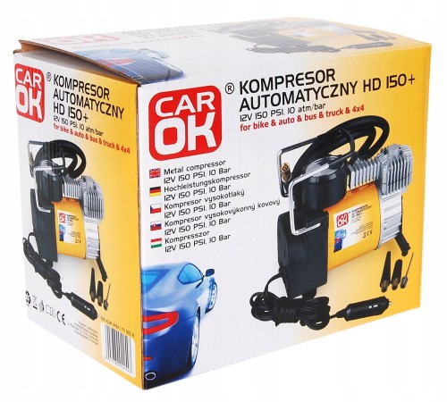 Kompresor samochodowy automatyczny 12V 10 bar