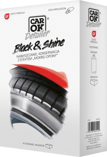 Żel nabłyszczający i chroniący opony Black&amp;Shine 500ml