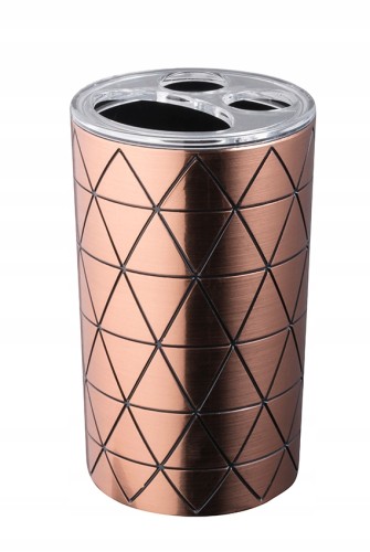 Kubek łazienkowy na szczoteczki Star miedziany