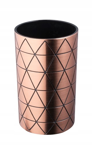 Kubek łazienkowy kosmetyczny Star miedziany