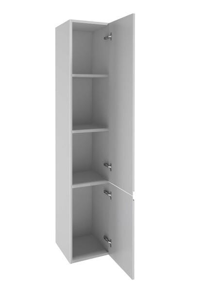 Słupek łazienkowy wiszący biały połysk 157x30 cm Modus